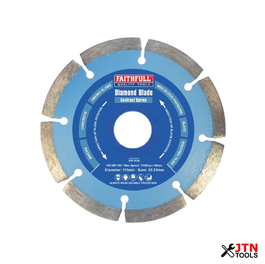 4.5″ Contract Diamond Blade 115mm x 22.2mm