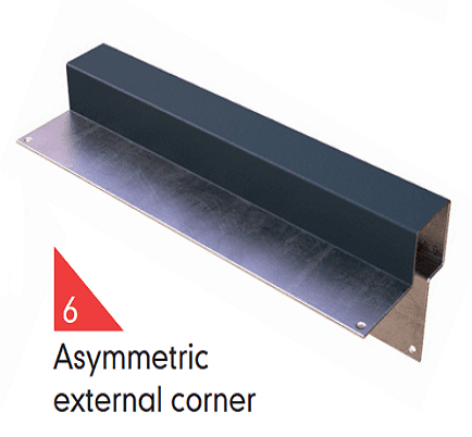 Marley Weatherboard Asymmetric External Corner 3m